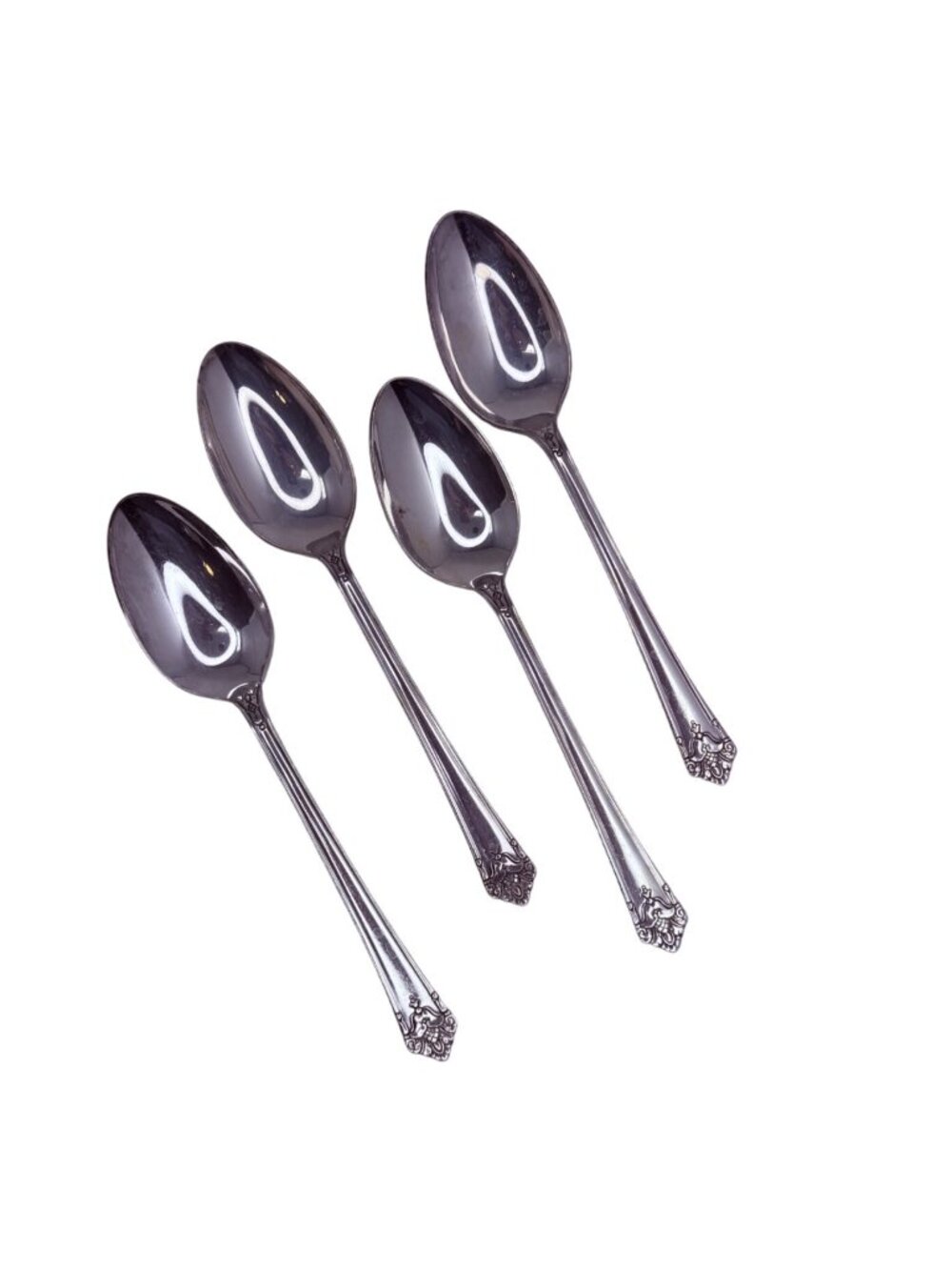 4 Demitasse Spoons Her Majesty‎ Silverplate Flatware 1931 International Silver